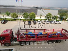 三臺(tái)750ⅹ500型對(duì)輥破碎機(jī)發(fā)往貴陽(yáng) 