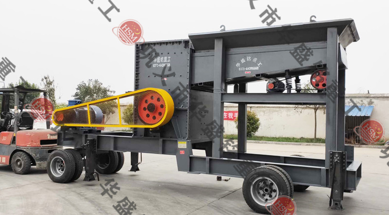 移動對輥制砂機處理鵝卵石怎么樣？多少錢一臺？